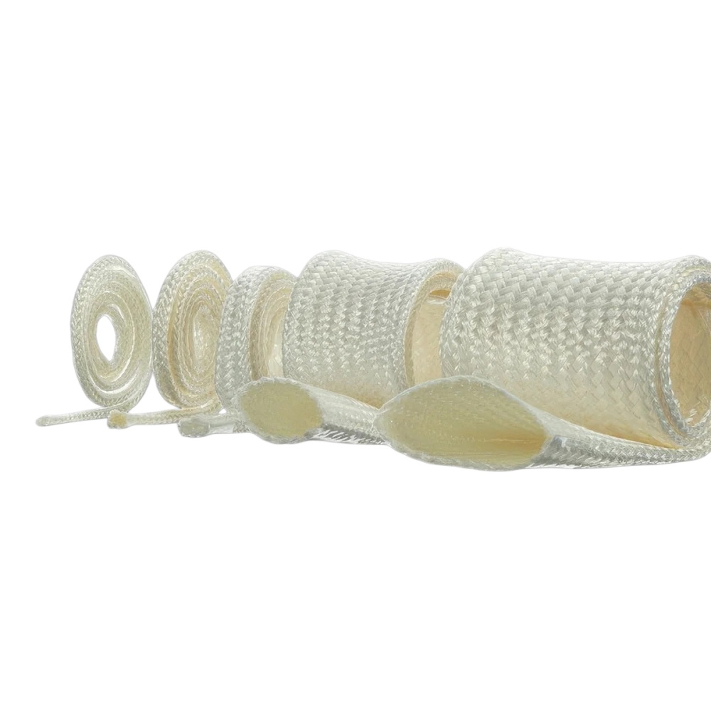 Funda de sílice de gran diámetro para mangueras, tuberías y mazos de cables extrajrandes