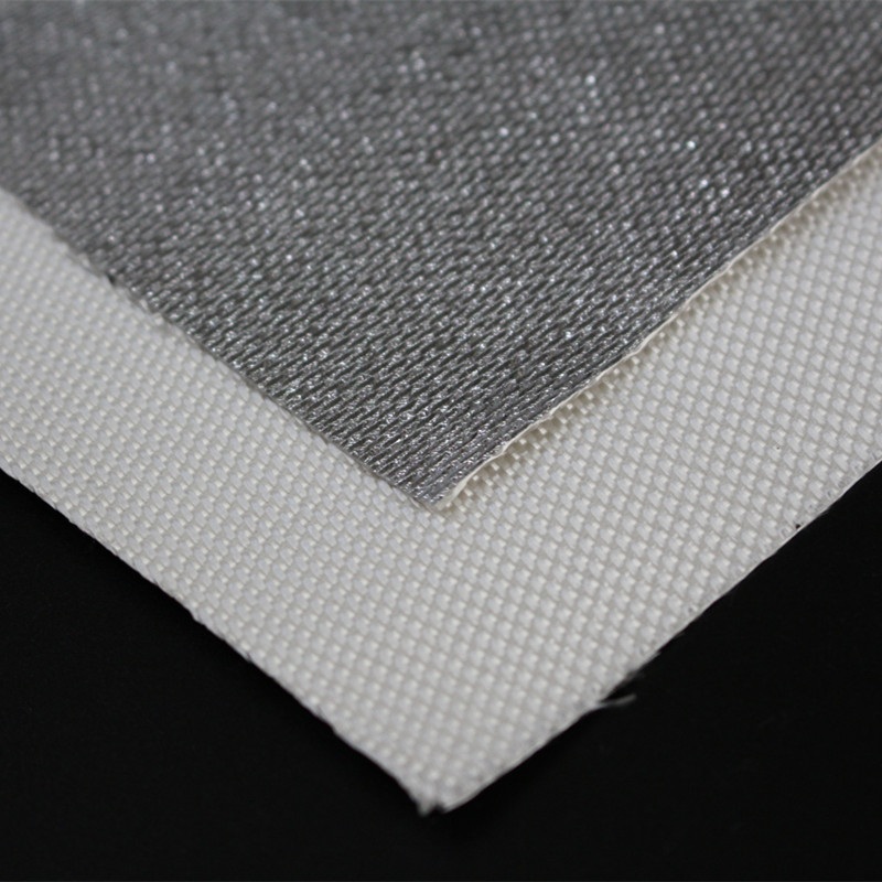 Tejido de sílice con lámina de aluminio para protección contra calor radiante